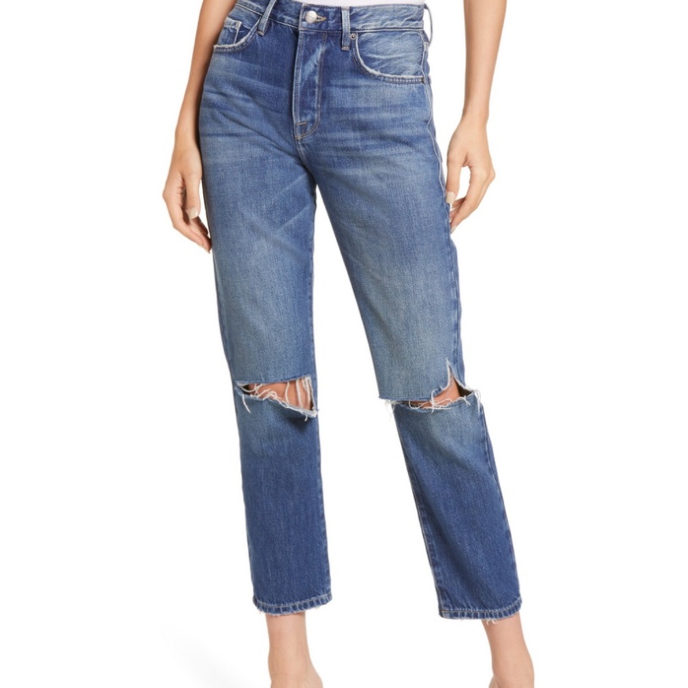 FRAME Le Original distressed Kessler Rips jeans 25